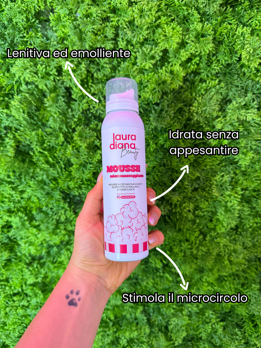 Mousse micromassaggiante